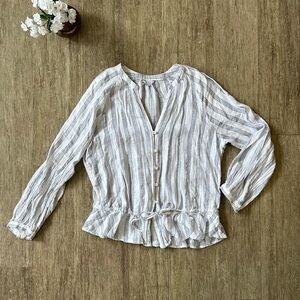 Rails Striped Linen Top 🤍